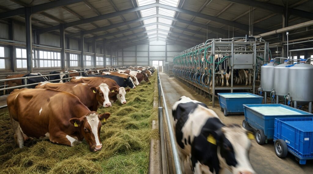 Сельское хозяйство и фермеры: урожай, молоко и мясо, ярмарки, цены и импортозамещение - иллюстрация